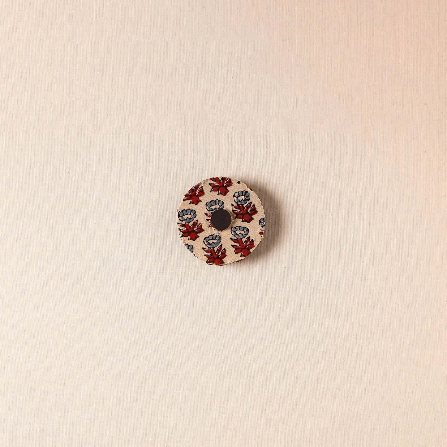  Elephant - Handmade Fabart Wooden Magnet 