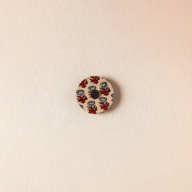  Elephant - Handmade Fabart Wooden Magnet 