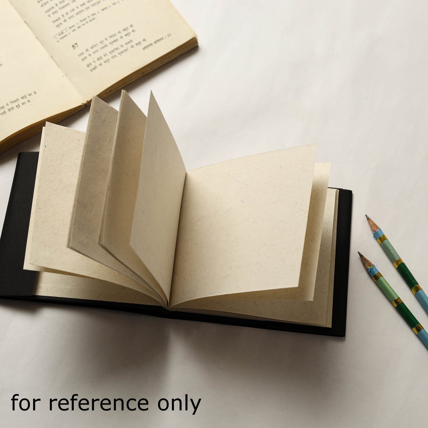 Elephant - handpainted handmade paper diary 10 - handcrafted