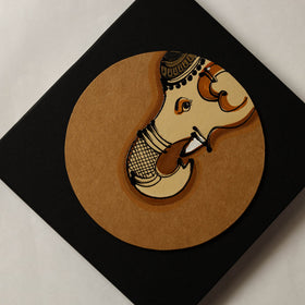 Elephant - Handpainted Handmade Paper Diary