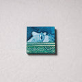  Embossed Stone Work Handpainted Wooden Fridge Magnet 