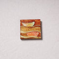  Embossed Stone Work Handpainted Wooden Fridge Magnet 