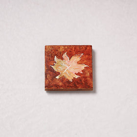  Embossed Stone Work Handpainted Wooden Fridge Magnet 