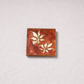  Embossed Stone Work Handpainted Wooden Fridge Magnet 