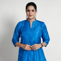 Buy Ethnic Plain Pure Silk Kurta for Women