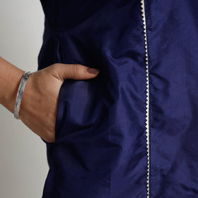 Buy Ethnic Plain Pure Silk Kurta for Women