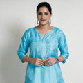 plain silk kurta