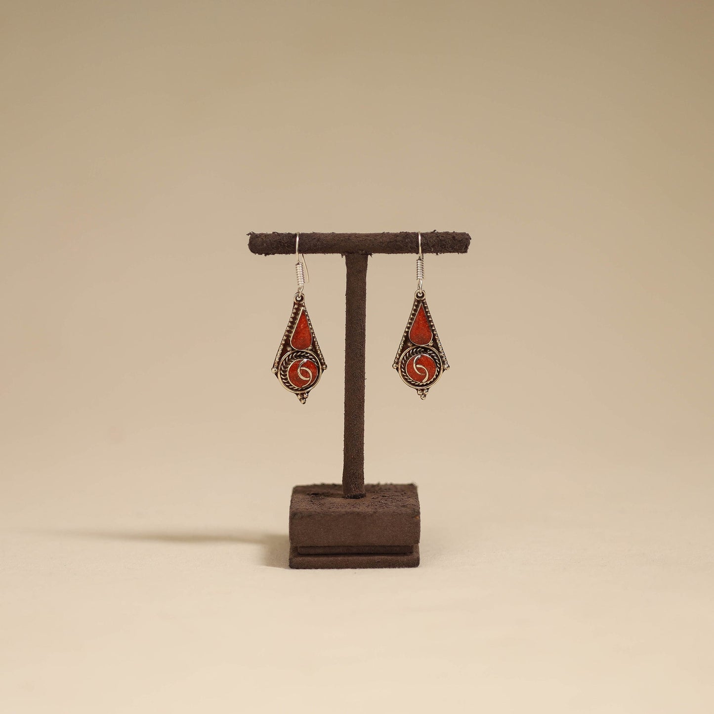 Ethnic tribal tibetan earrings from himalaya 02