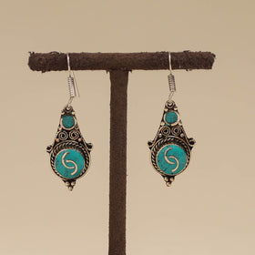 Ethnic tribal tibetan earrings from himalaya 03