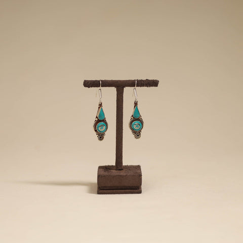 Ethnic tribal tibetan earrings from himalaya 04
