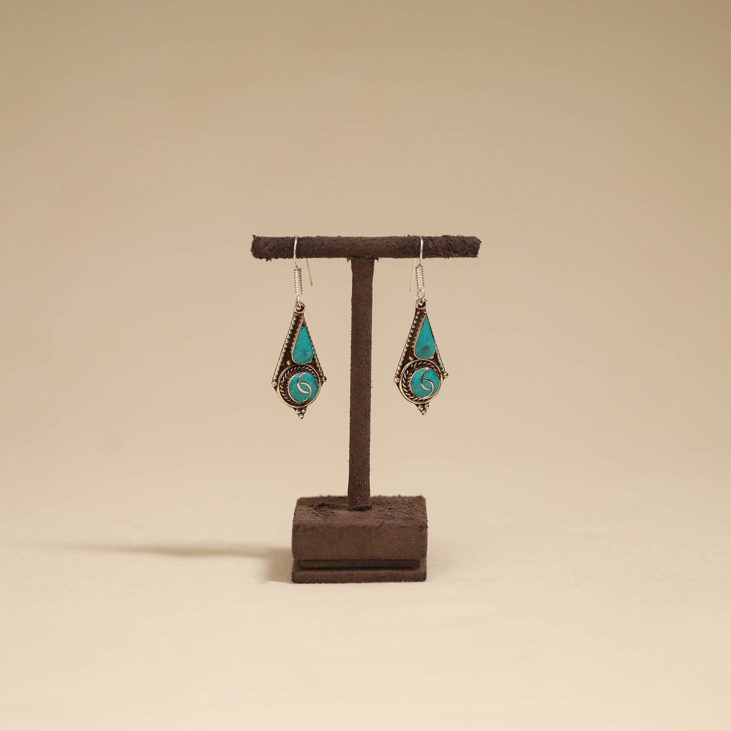 Ethnic tribal tibetan earrings from himalaya 07