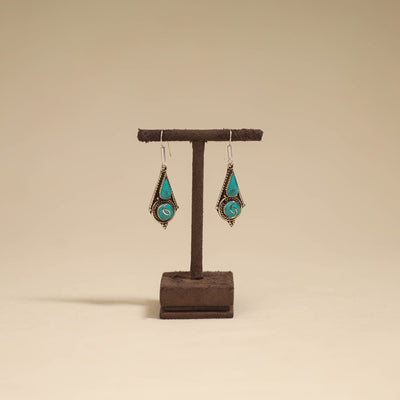 Ethnic tribal tibetan earrings from himalaya 07