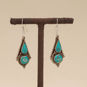 Ethnic tribal tibetan earrings from himalaya 07
