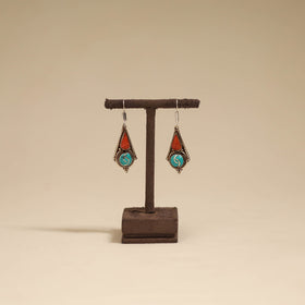 Ethnic tribal tibetan earrings from himalaya 08