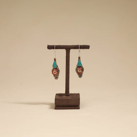 Ethnic tribal tibetan earrings from himalaya 09