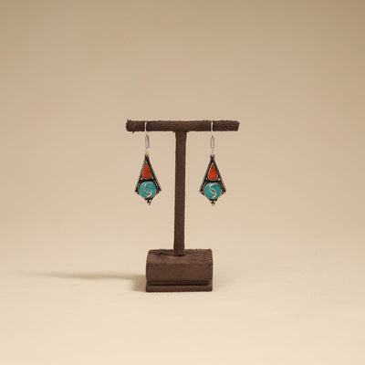 Ethnic tribal tibetan earrings from himalaya 10
