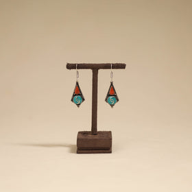 Ethnic tribal tibetan earrings from himalaya 10