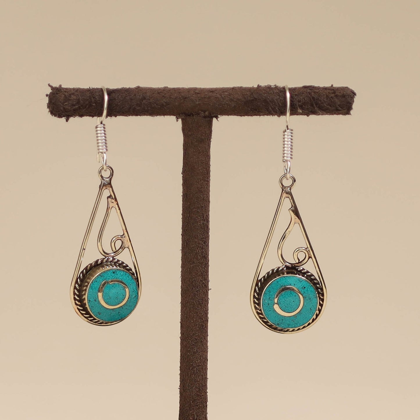 Ethnic tribal tibetan earrings from himalaya 11