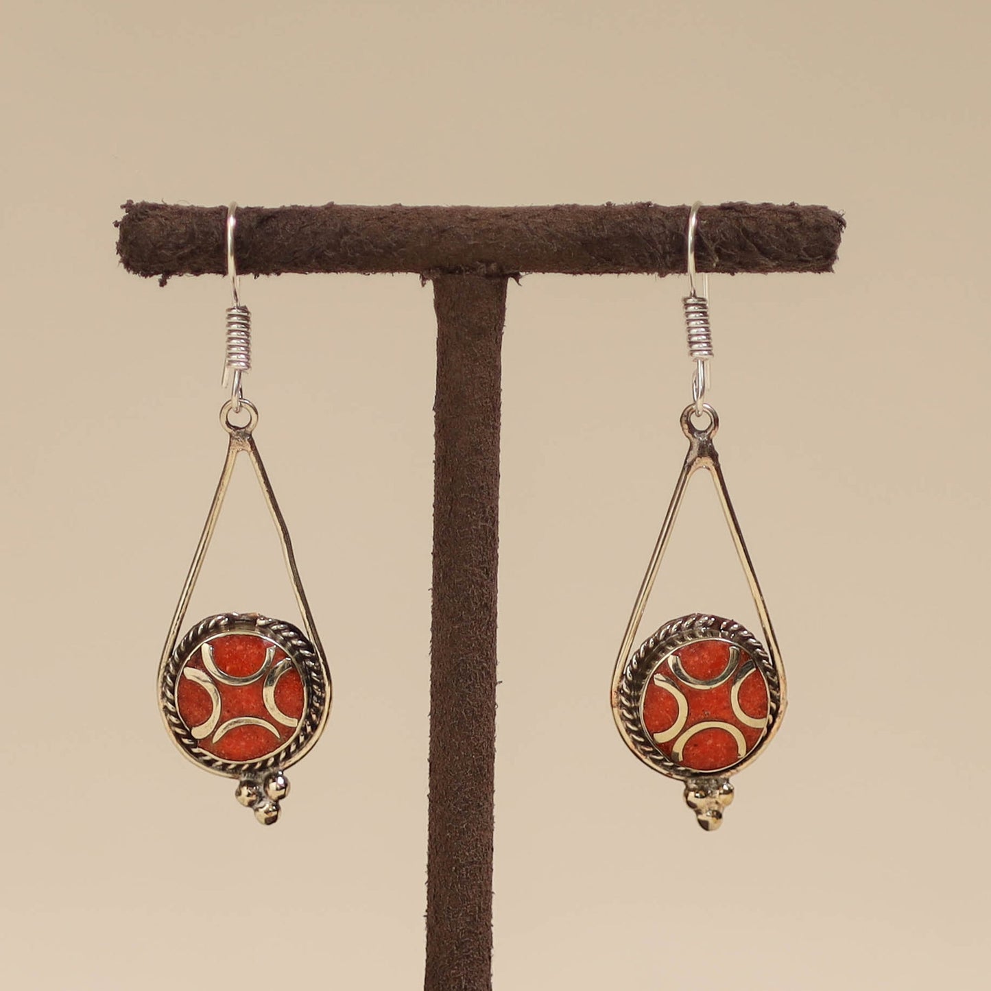 Ethnic tribal tibetan earrings from himalaya 13