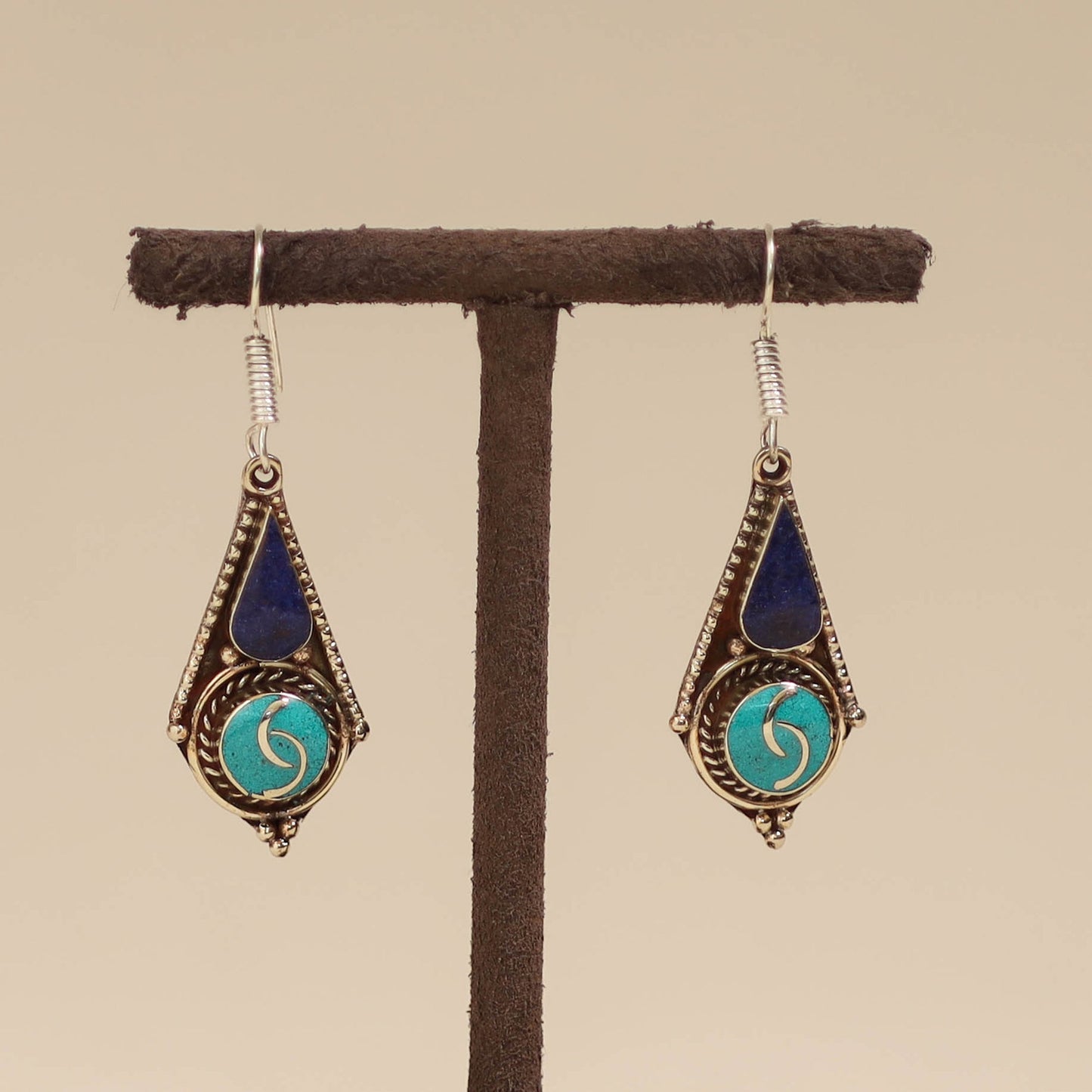 Ethnic tribal tibetan earrings from himalaya 15