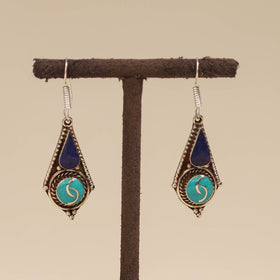 Ethnic tribal tibetan earrings from himalaya 15