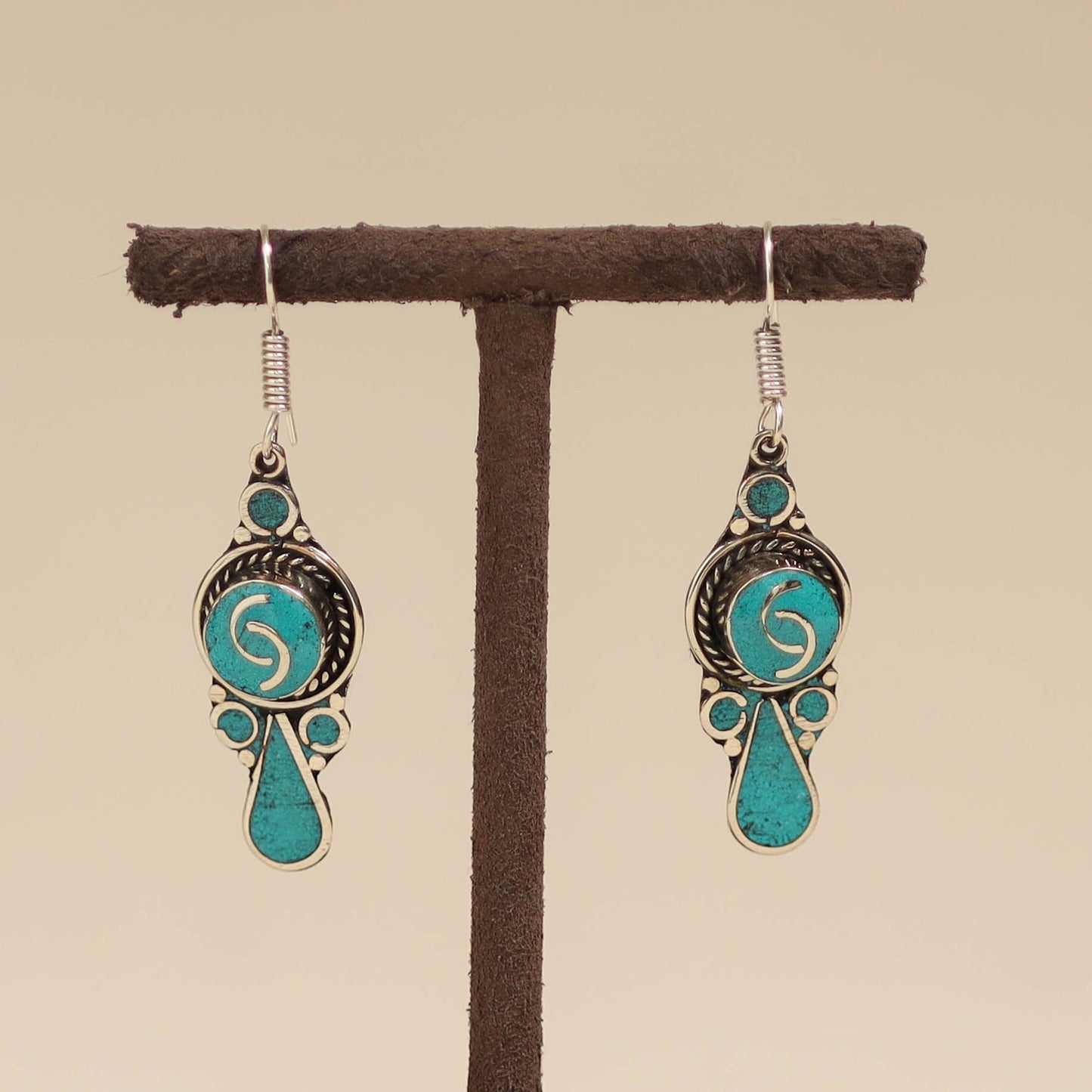 Ethnic tribal tibetan earrings from himalaya 18