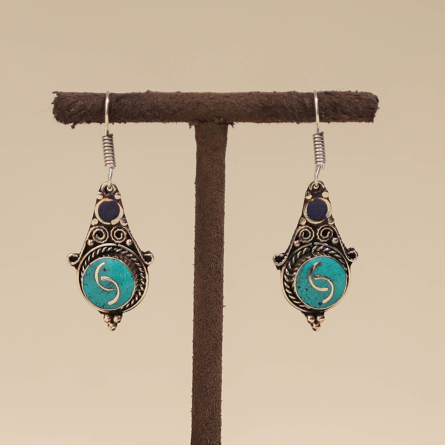 Ethnic tribal tibetan earrings from himalaya 19