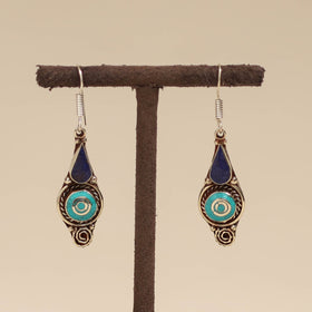 Ethnic tribal tibetan earrings from himalaya 21