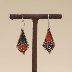 Ethnic tribal tibetan earrings from himalaya 23