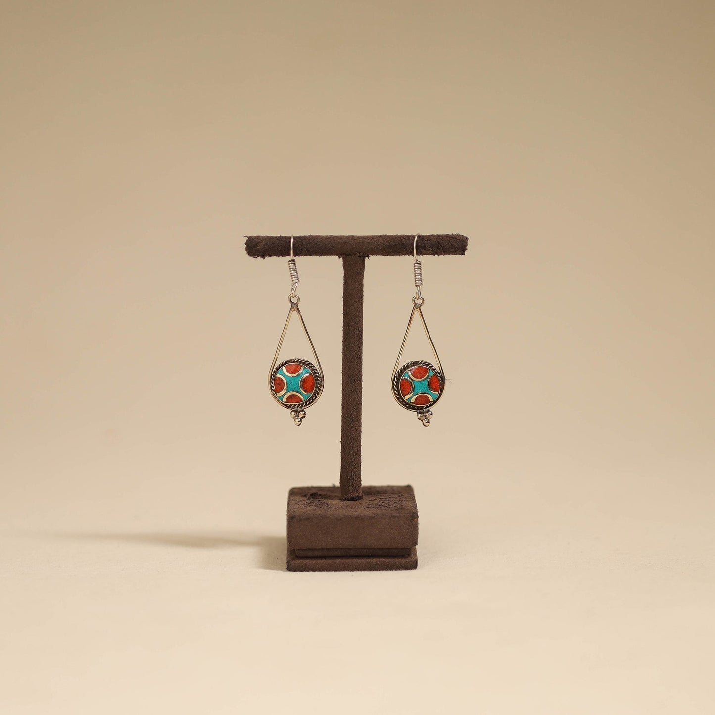 Ethnic tribal tibetan earrings from himalaya 24