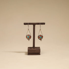 Ethnic tribal tibetan earrings from himalaya 24