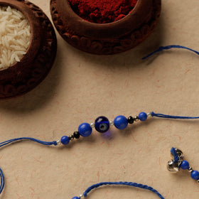  Evil Eye - Handmade Beadwork Rakhi & Lumba Set 13 