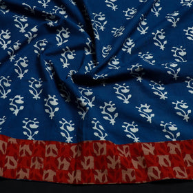 Blue - cotton pipad blouse piece 168 - handcrafted