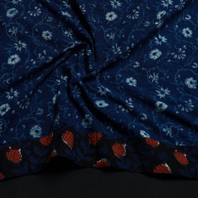 Blue - cotton pipad blouse piece 128 - handcrafted