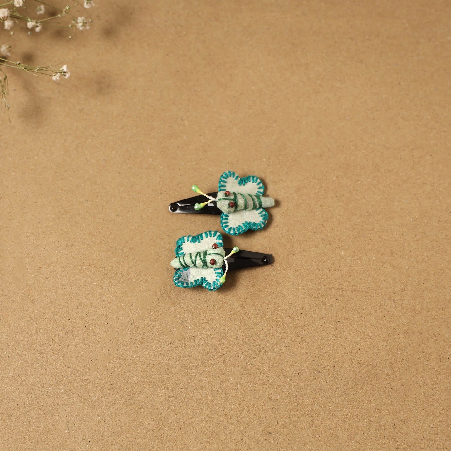 Fab artwork tik-tak hair clip for kids (set of 2) 04