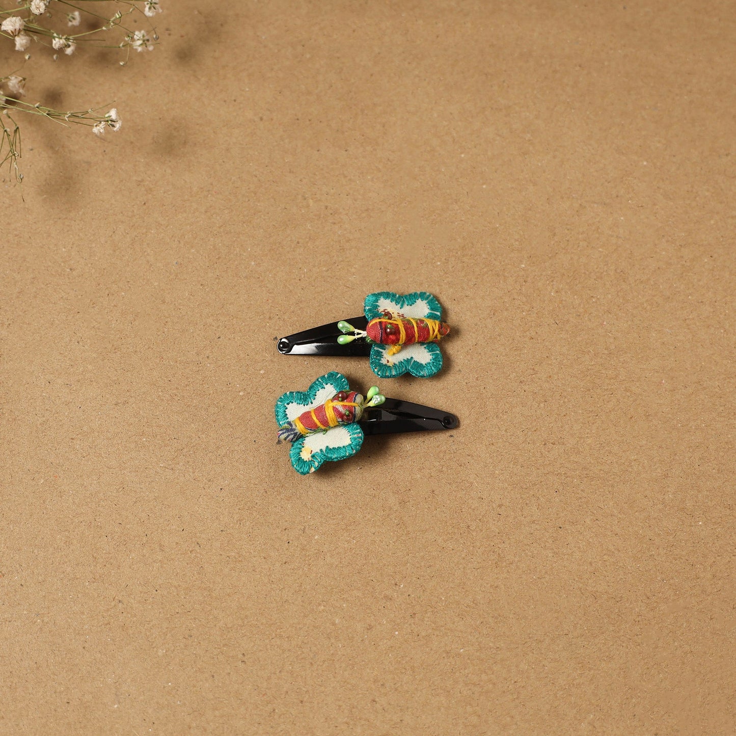 Fab artwork tik-tak hair clip for kids (set of 2) 06