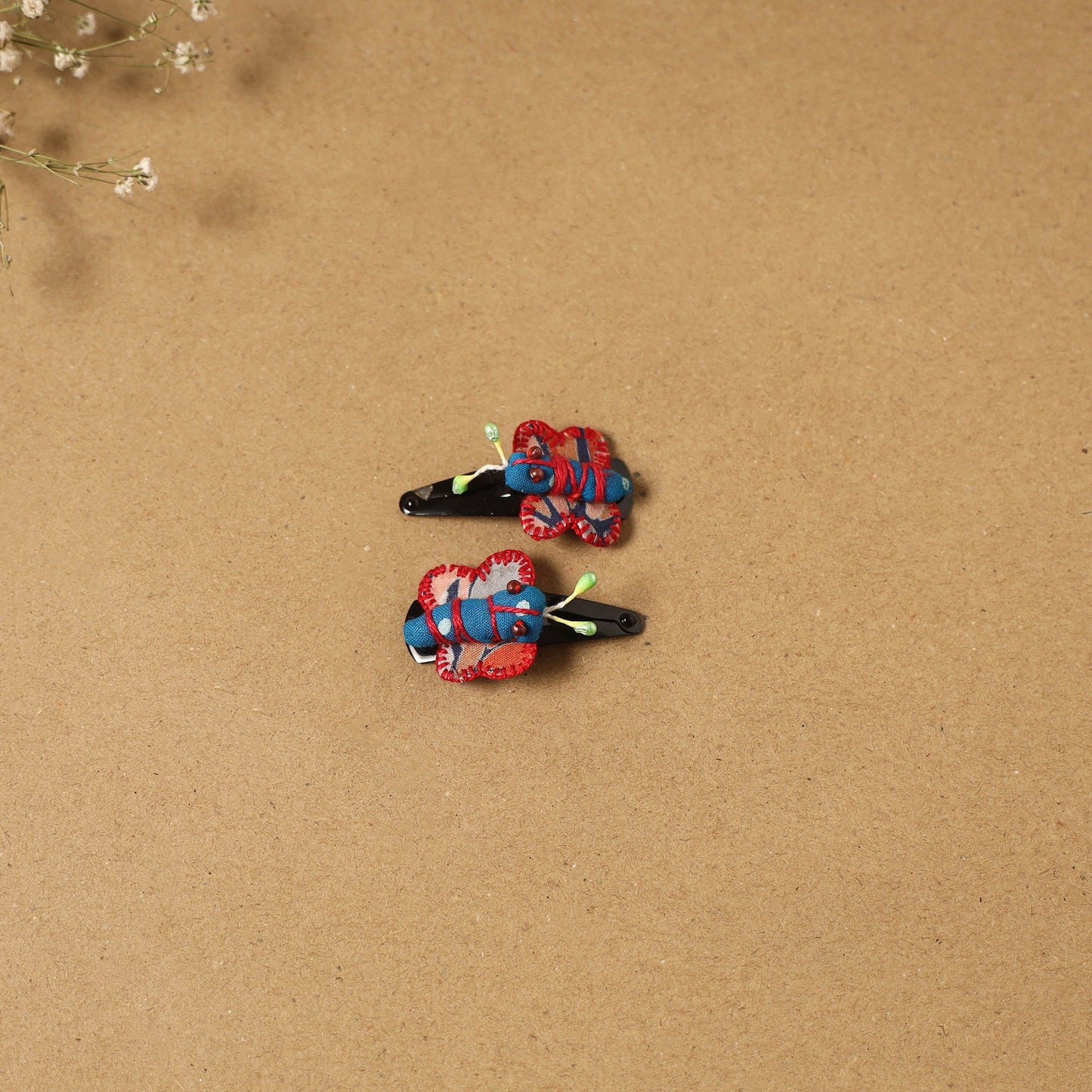 Fab artwork tik-tak hair clip for kids (set of 2) 07