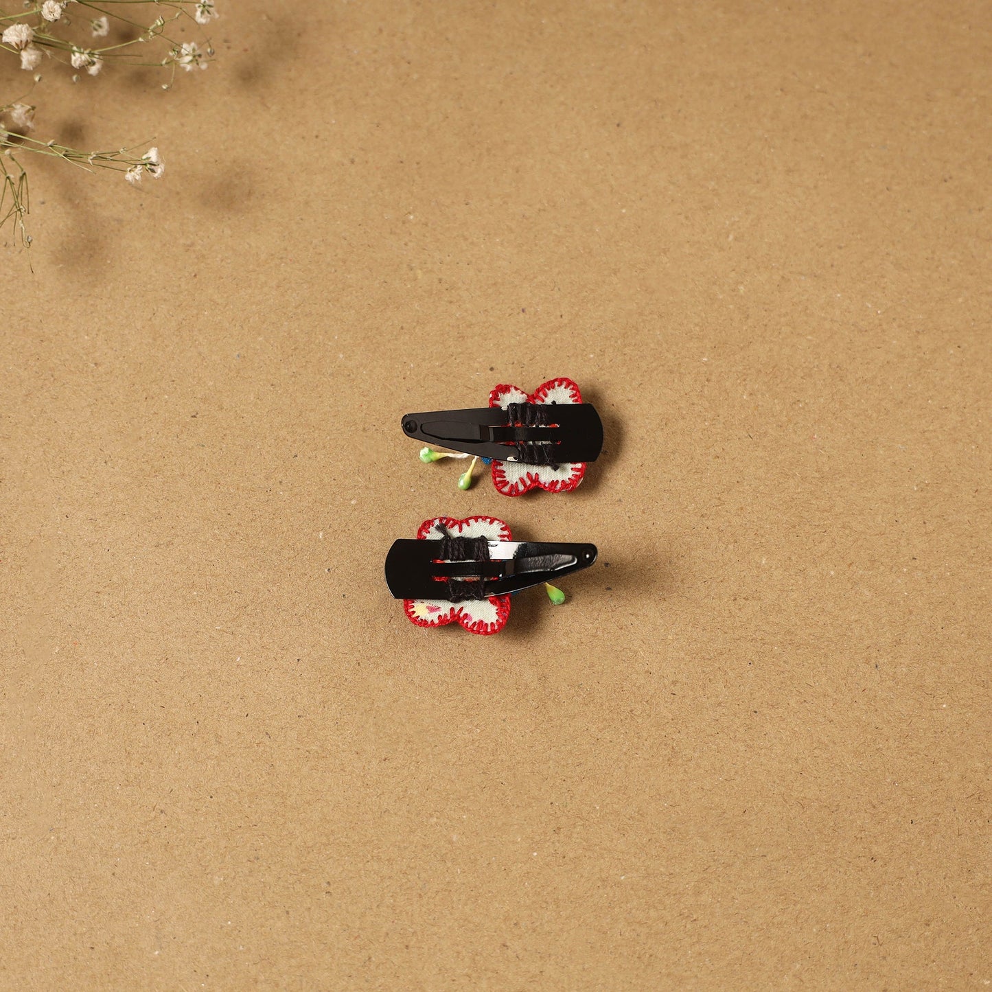 Fab artwork tik-tak hair clip for kids (set of 2) 07