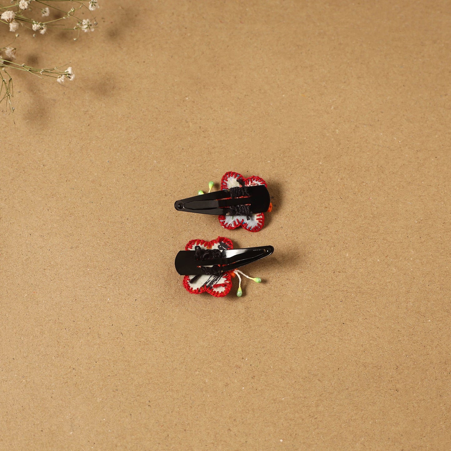 Fab artwork tik-tak hair clip for kids (set of 2) 08