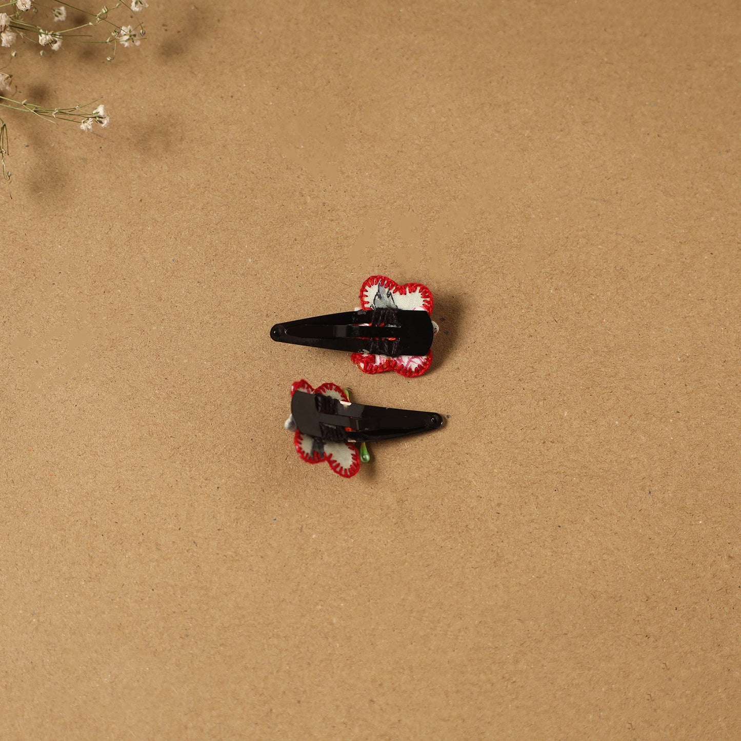 Fab artwork tik-tak hair clip for kids (set of 2) 09