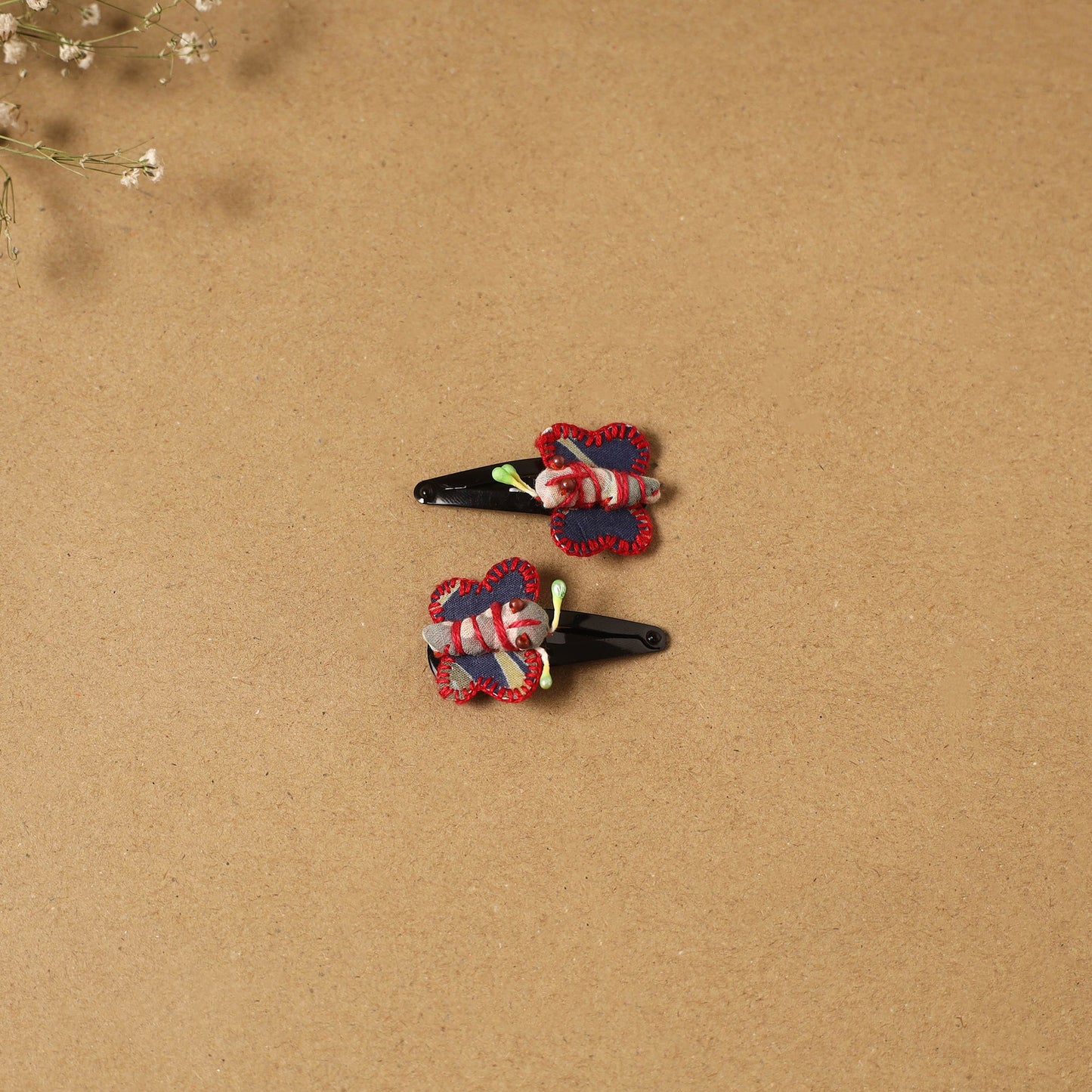 Fab artwork tik-tak hair clip for kids (set of 2) 09