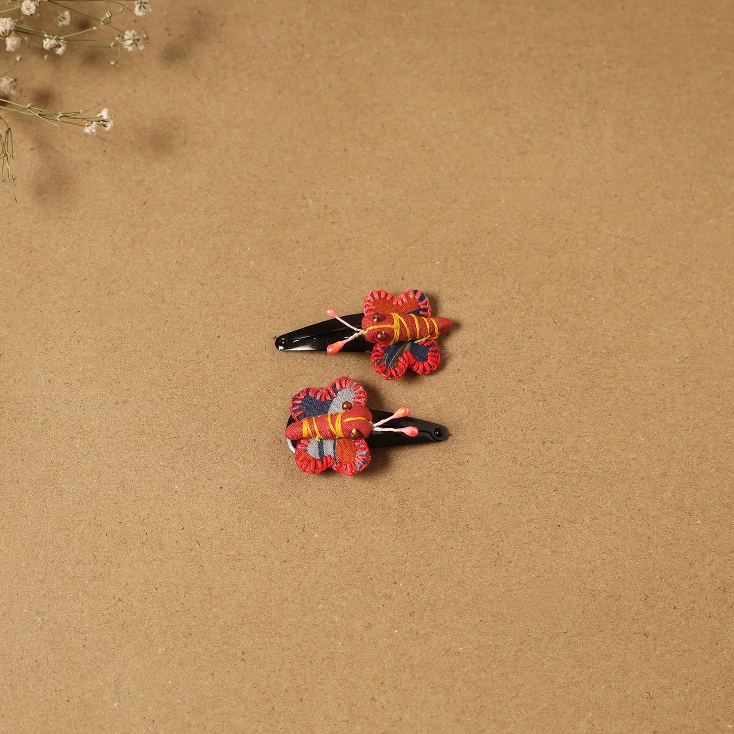 Fab artwork tik-tak hair clip for kids (set of 2) 10