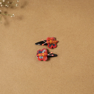 Fab artwork tik-tak hair clip for kids (set of 2) 10