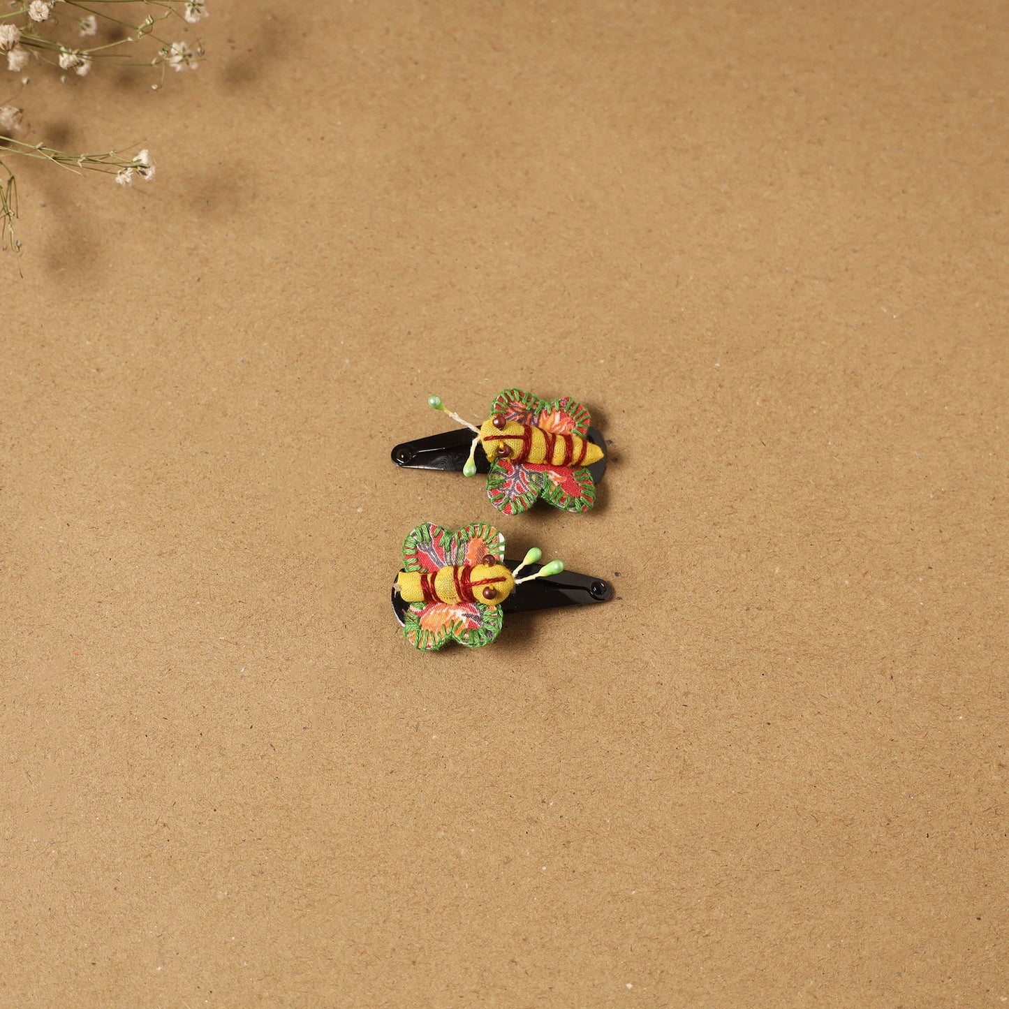 Fab artwork tik-tak hair clip for kids (set of 2) 12