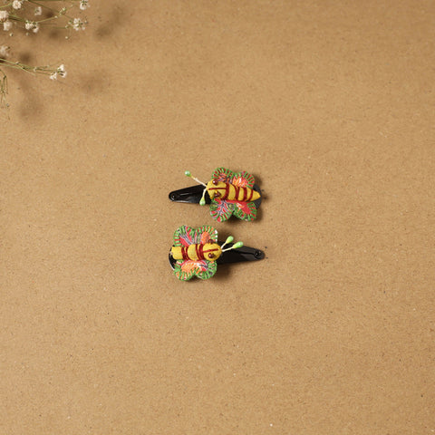 Fab artwork tik-tak hair clip for kids (set of 2) 12