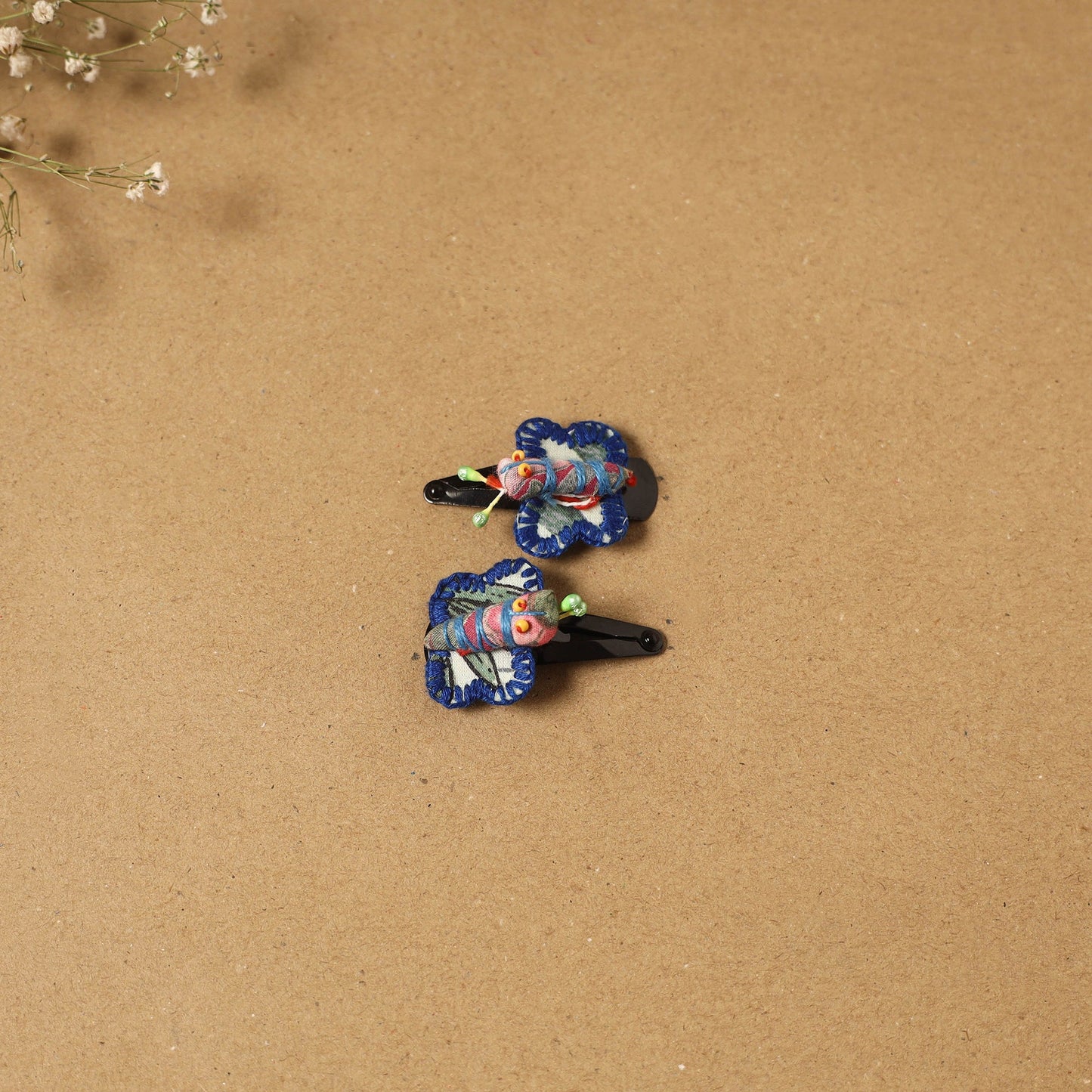 Fab artwork tik-tak hair clip for kids (set of 2) 13