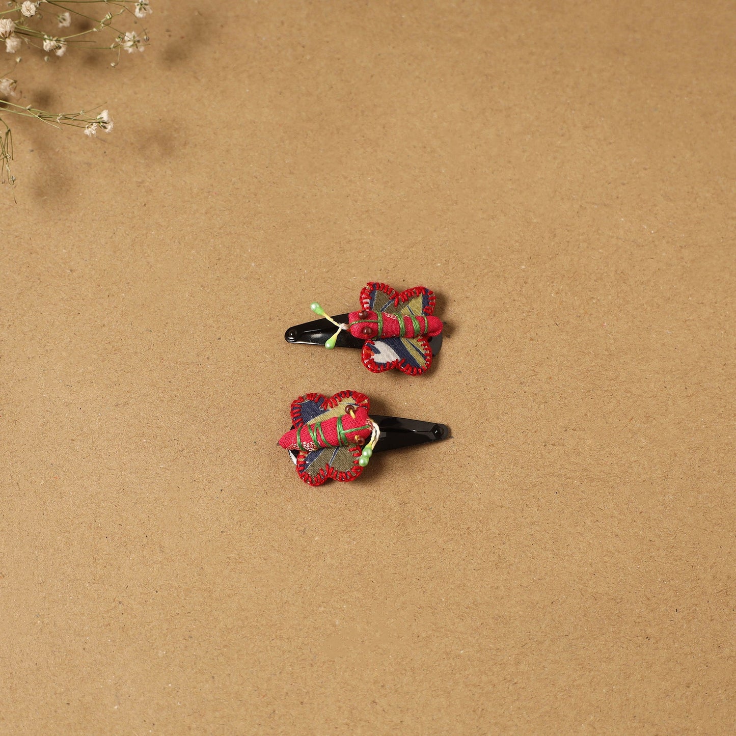 Fab artwork tik-tak hair clip for kids (set of 2) 14