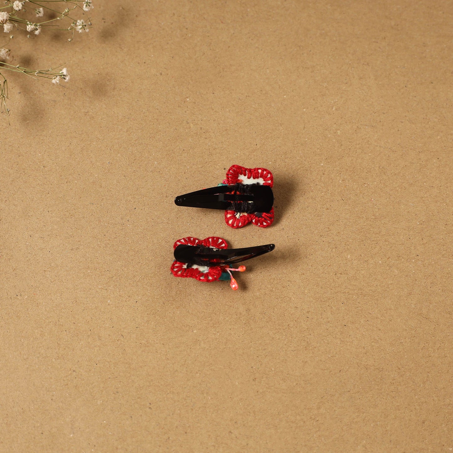 Fab artwork tik-tak hair clip for kids (set of 2) 15