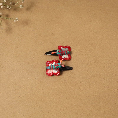 Fab artwork tik-tak hair clip for kids (set of 2) 15