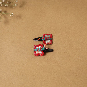 Fab artwork tik-tak hair clip for kids (set of 2) 15